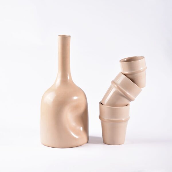 Set 3 Verres en Poterie – Image 2